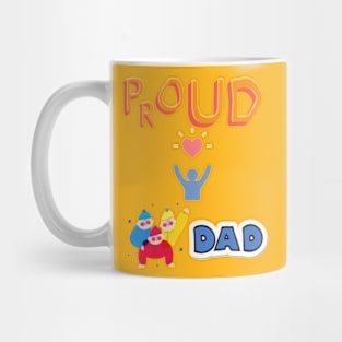 dad of triplets Mug